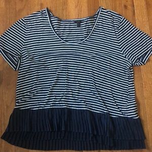 J.Crew Women’s Size L Striped T